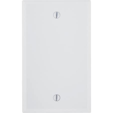 Leviton 1-Gang Standard Thermoset Blank Wall Plate, White 001-88014
